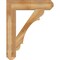 Ekena Millwork Olympic Craftsman Rough Sawn Bracket, Western Red Cedar, 6"W x 30"D x 38"H BKT06X30X38OLY04RWR - alternate 4